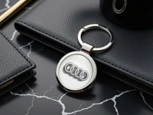 Audi Keyrings Women Modern High-Quality Metal X